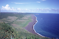 硫黄島の海岸