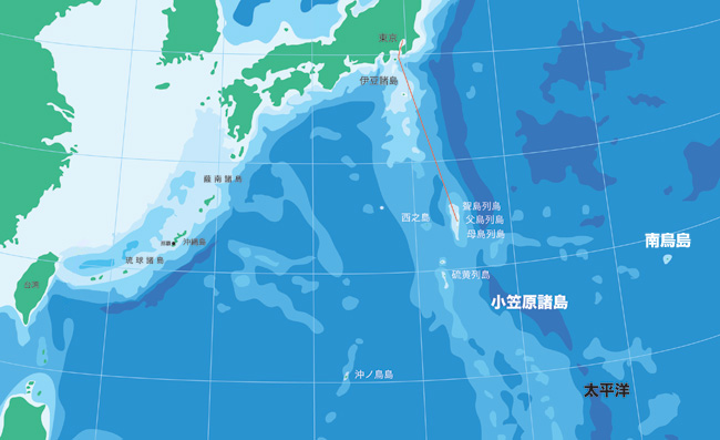 小笠原諸島地図