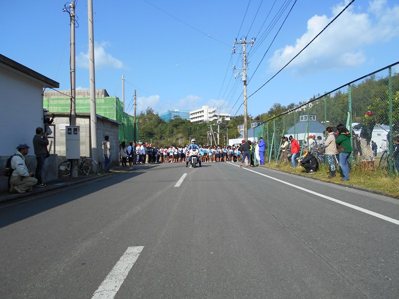 第41回 小笠原ロードレース大会 スタートの様子